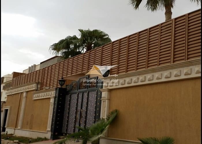 سواتر خشبية وحديد جدة